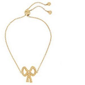 COACH Crystal Bow Slider Bracelet NEW